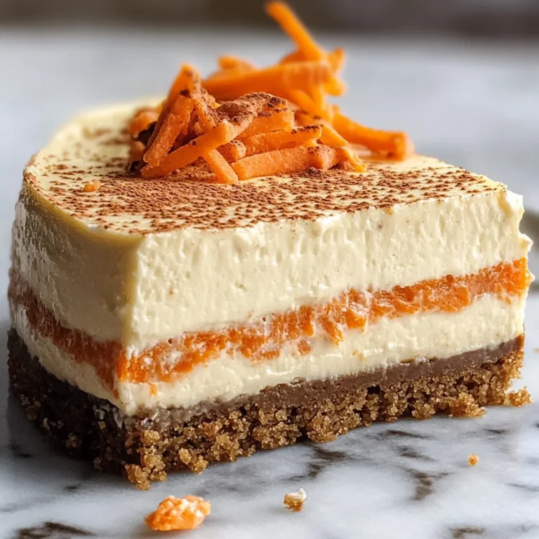 Carrot Cheesecake Layer