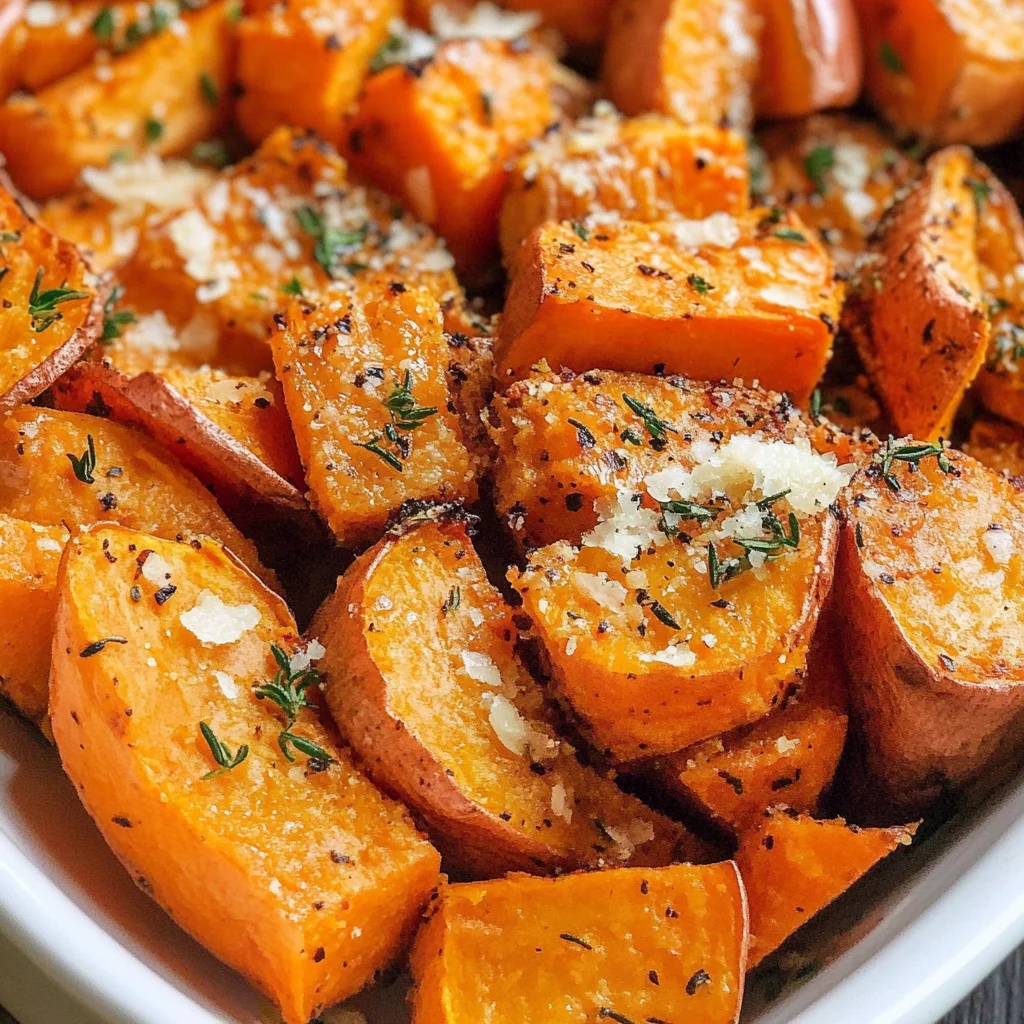 Garlic Parmesan Roasted Sweet Potatoes: The Ultimate Recipe