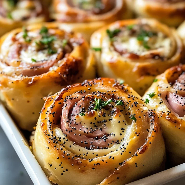 Ham and Cheese Pinwheels