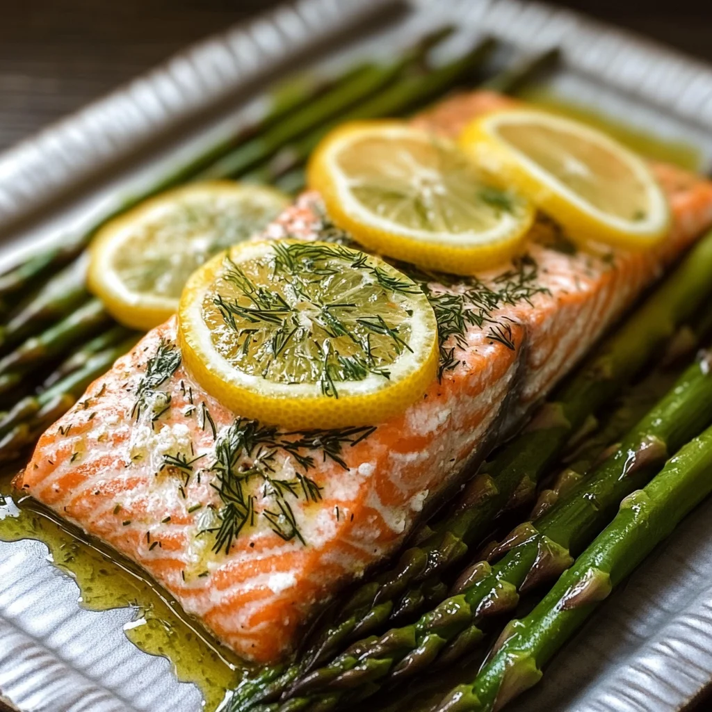 Lemon Dill Salmon & Asparagus