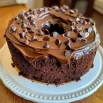 Chocolate Pound Cake with Chocolate Frosting