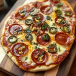 Delicious Hot Honey Flatbread Pizza