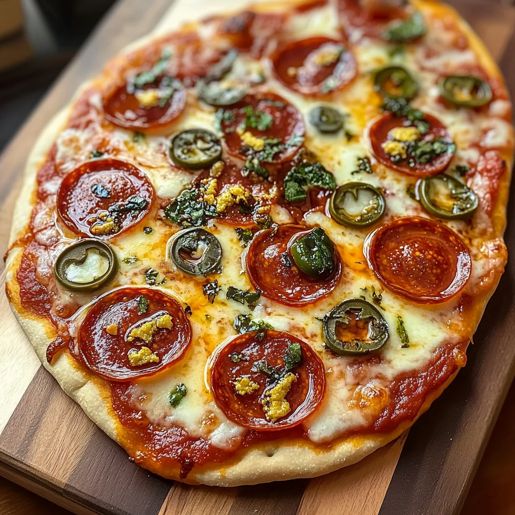 Delicious Hot Honey Flatbread Pizza