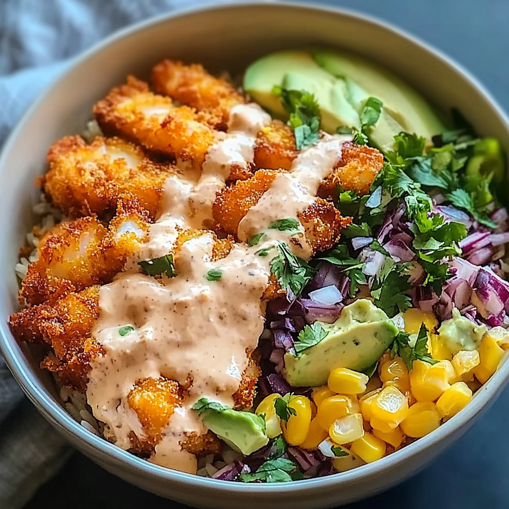 Crispy Fish Taco Bowls