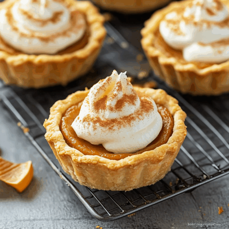 Mini Pumpkin Pies