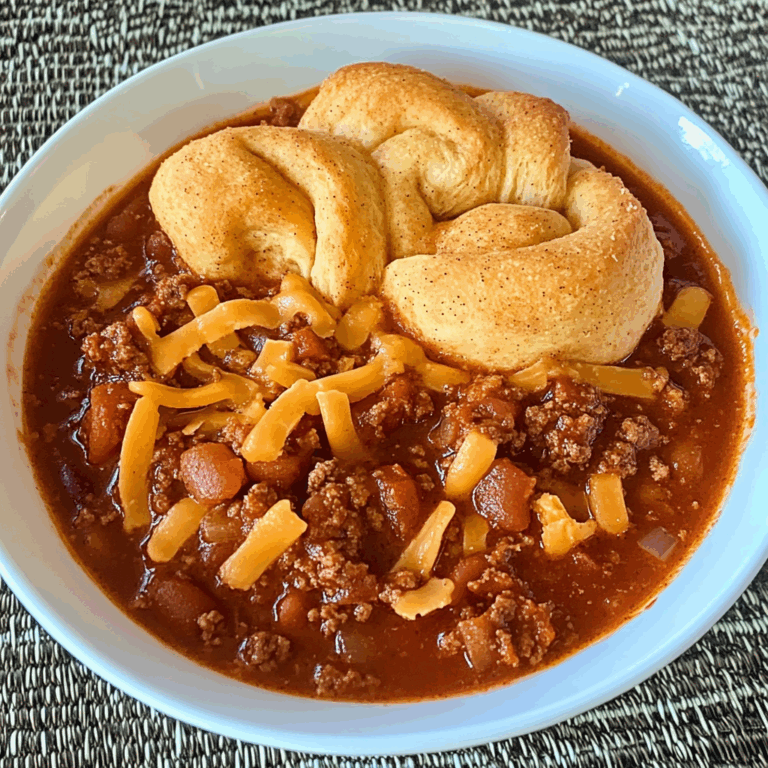 Hillbilly Chili and Cinnamon Rolls