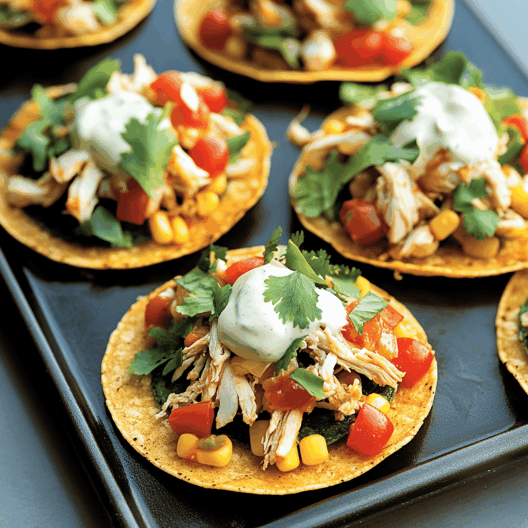 Mexican Rotisserie Chicken Tostadas